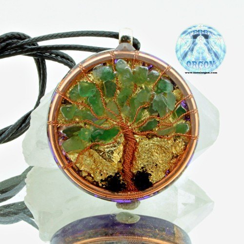 Árbol de la vida aventurina verde